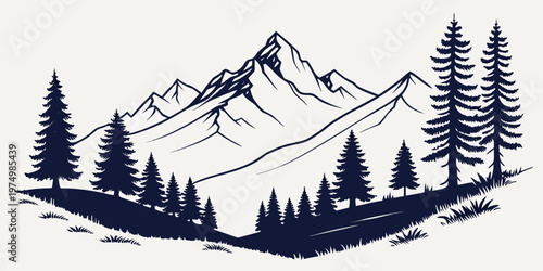 Historical ship with tall masts and intricate rigging in detailed illustration