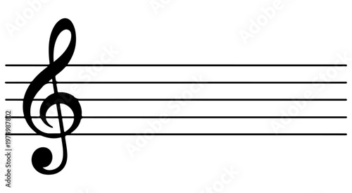 Music Staff treble clef and notes vector, musical, clef, treble, sound, notes, treble clef, design, element, vector, music, symbol
