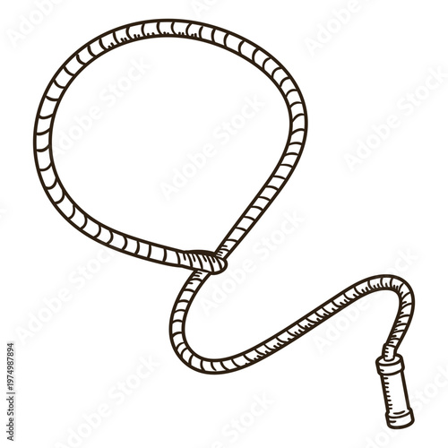 Wild west rope element stroke