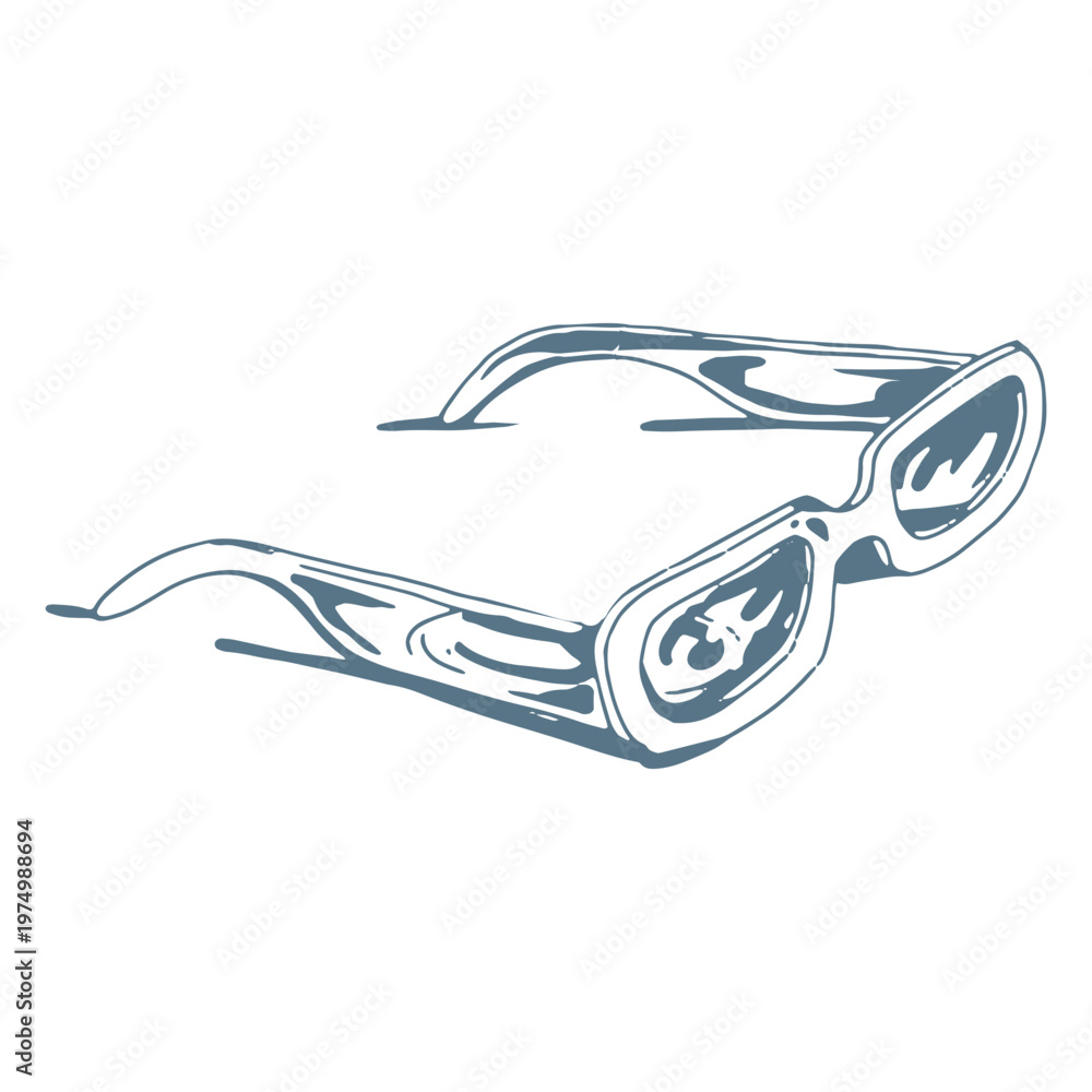 Obraz premium Spring sunglasses icon