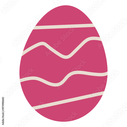 Cute Easter holiday egg