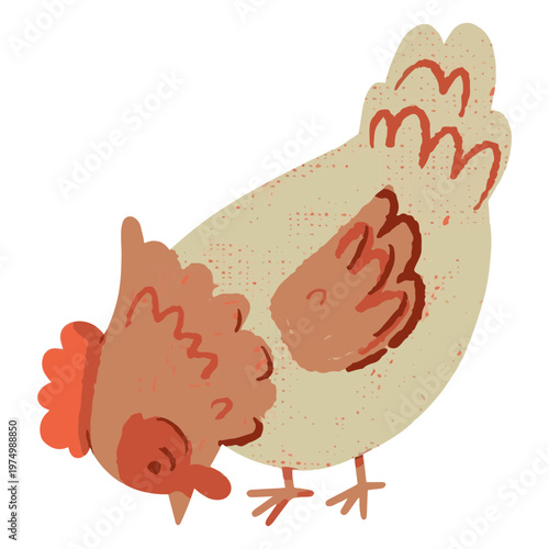 Easter eating chicken