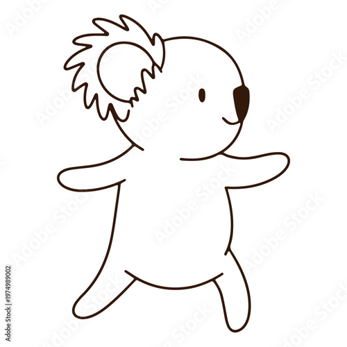 Yogui koala stroke warrior