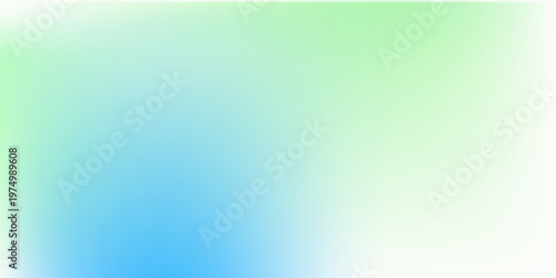 blurry gradient blue white green frosted glass effect colorful abstract pastel background with blank space