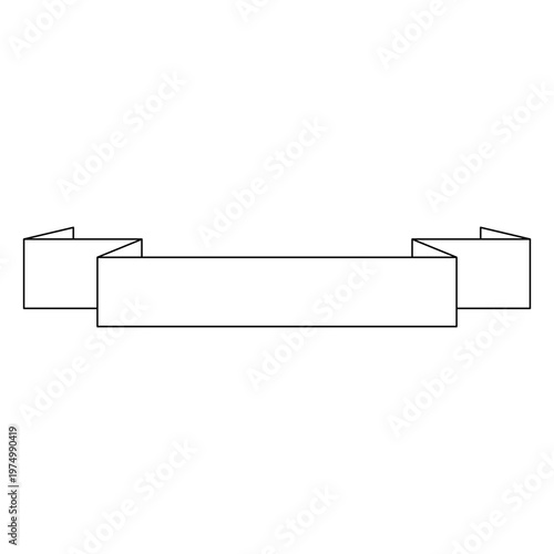 Stroke straight lace ribbon