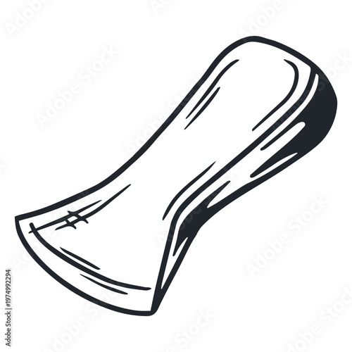 Black and white blacksmith tool