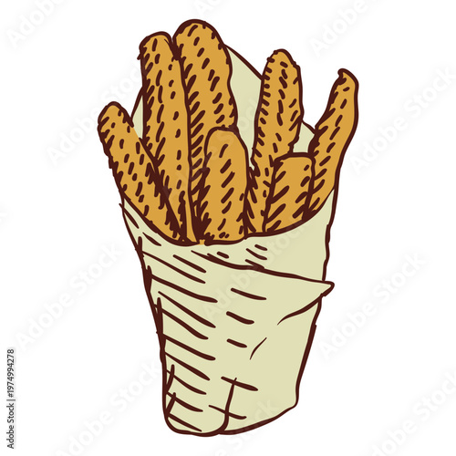 Fairground fritters drawing