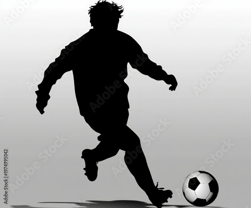sports figures silhouette , black and white illustration isolated on white background