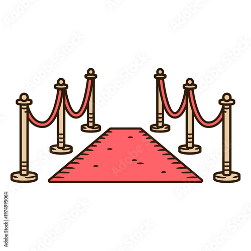 Red carpet film premiere