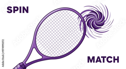 Dynamic Tennis Spin And Match Power With Racquet Motion