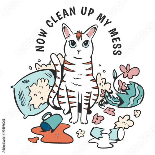 Now clean up my mess tee