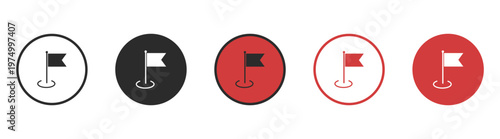 Location pin symbol icons in circle, map navigation markers and gps locator elements, outline and solid flat vector collection for web and app isolated on transparent background