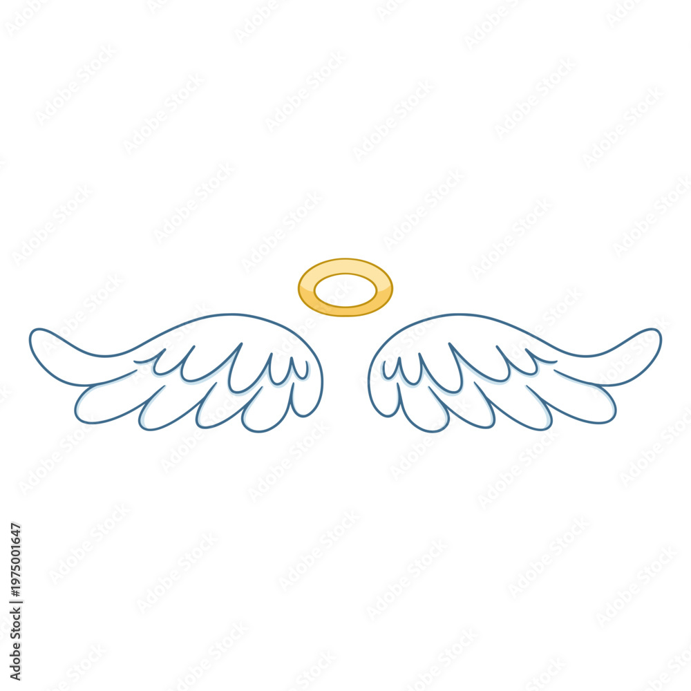 Fototapeta premium Angel wings design