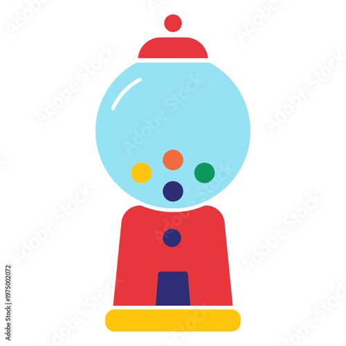 Bubblegum machine icon