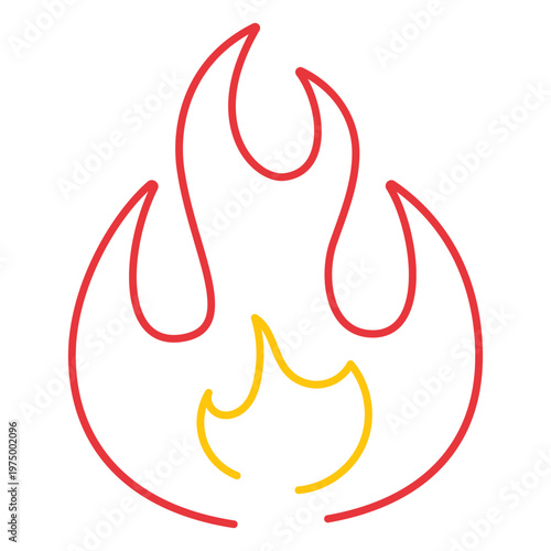 Bonfire &amp; flame icon
