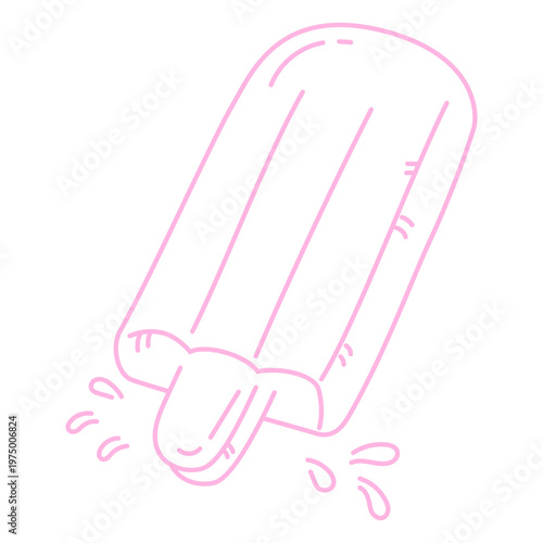Pool float stroke popsicle
