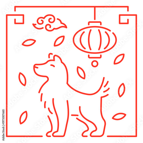 The eastern sign of dog