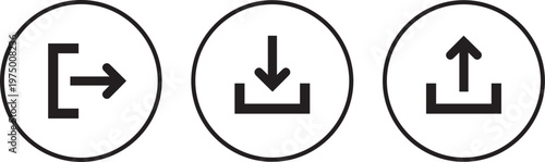 internet and download speed controls flat design vector illustration