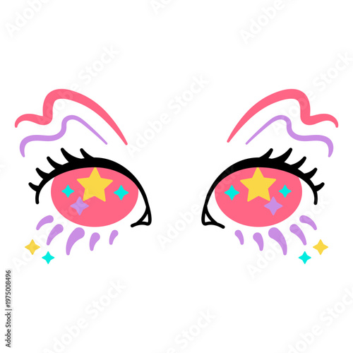 Psychedelic crazy eyes