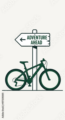 Embrace The Call Of Adventure Ahead With A Mountain Bike Awaiting Your Journey