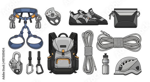 Essential Climbing Gear Collection For Adventurous Pursuits