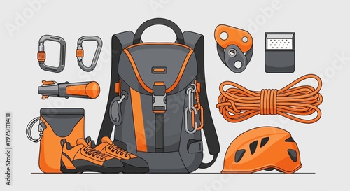 Essential Climbing Gear Collection For Outdoor Adventures And Extreme Sports