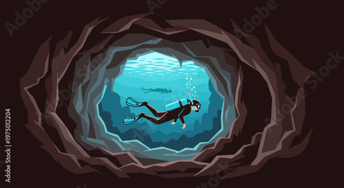 Explore Ocean Depths Through Underwater Cave Exploration By Divers
