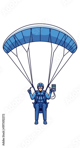 Exciting Paragliding Adventure With Modern Equipment For Thrill Seekers