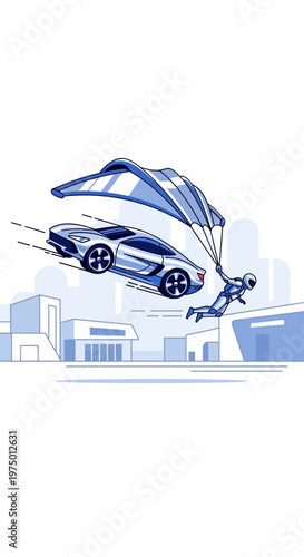Extreme Automotive Aerial Delivery Method Conceptualized