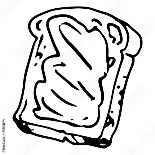 A delicious slice of toast with a generous layer of jam.