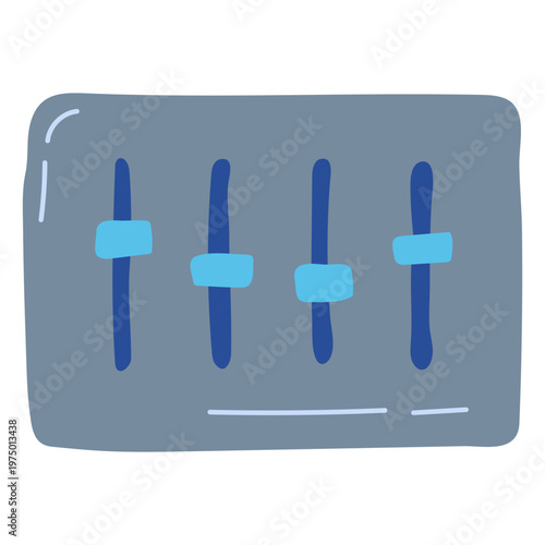 Sound equalization icon