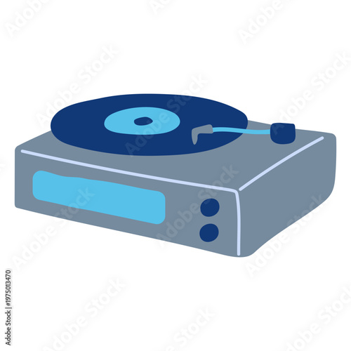 Vinyl record turntable