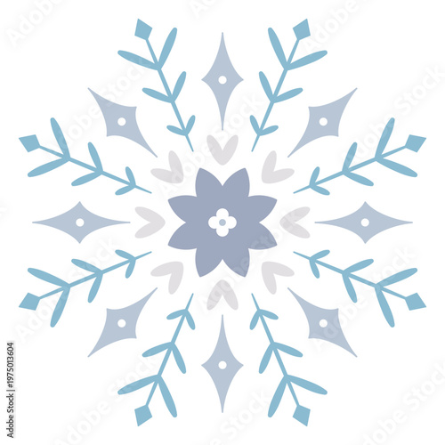 Enchanting wintery snowflake spell