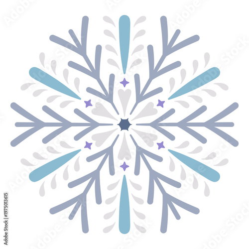 Enchanting wintery snowflake magic