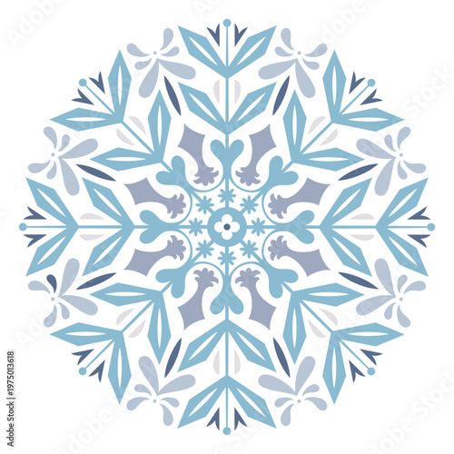 Captivating winter marvel snowflake