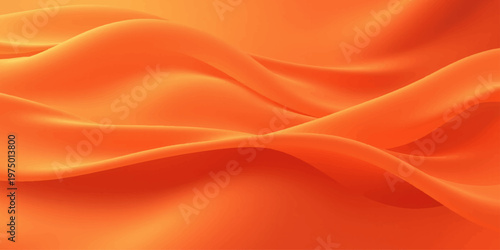 Smooth red silk and satin fabric background featuring soft waves and elegant curves in a decorative textile pattern with subtle light motion