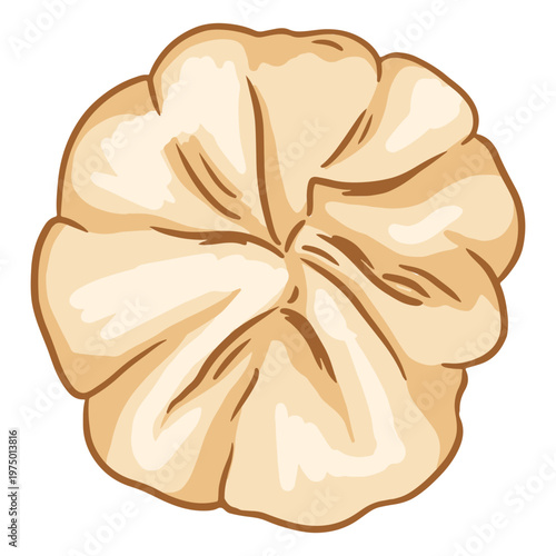 Freshly steamed bao bun