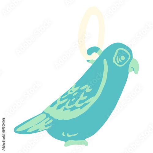 Parrot charm jewelry