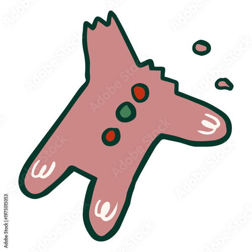 Headless ginger cookie