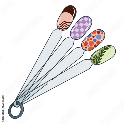 Nails beautification art