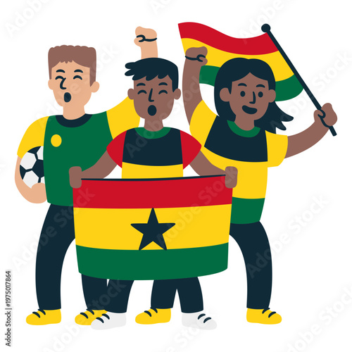 Ghana soccer fans