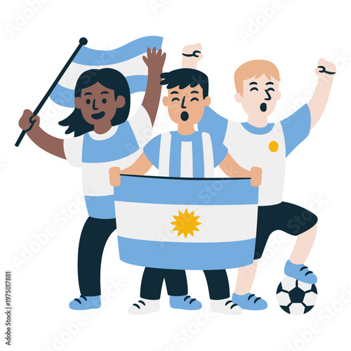 Argentina soccer fans