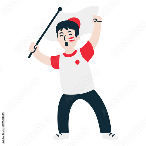 Japan soccer fanatic