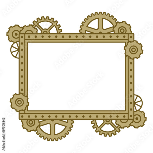 Steampunk inspired frame design