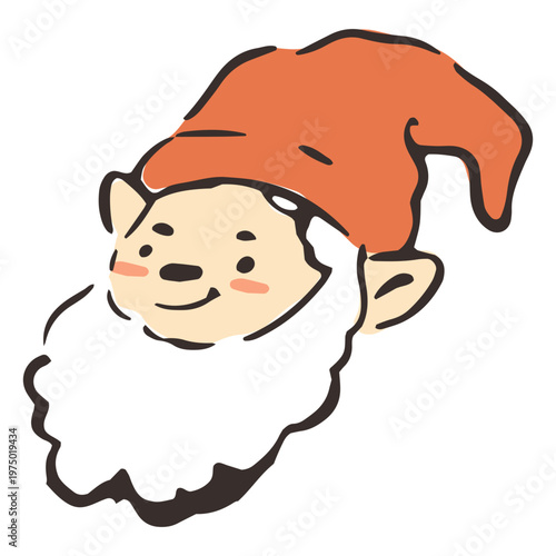 Cute smiling gnome