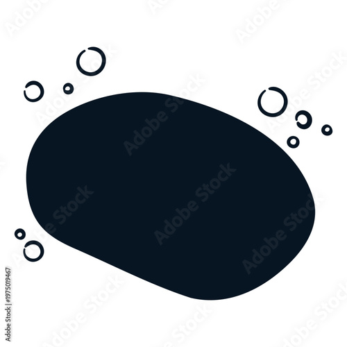 Cleaning soap silhouette