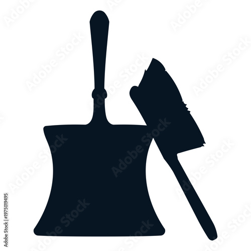 Dustpan silhouette