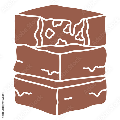 Mouthwatering brownie