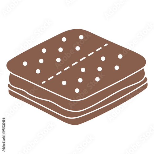 Chocolate smore cut out