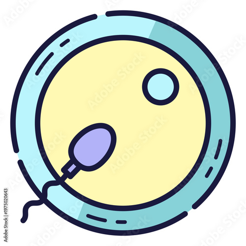 Icon of a fertilized egg